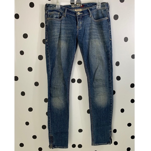 Hollister Denim - 🔥30%OFF🔥Hollister jeans light w/zipper size 5